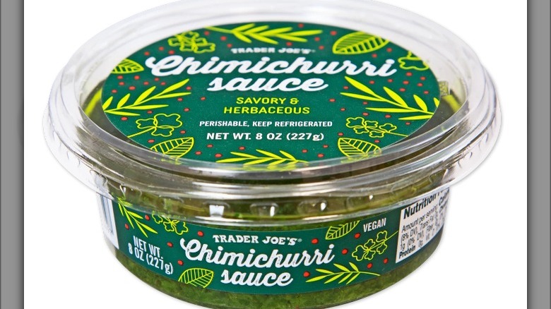 Trader Joe's chimichurri sauce