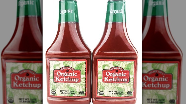 Trader Joe's organic ketchup bottles