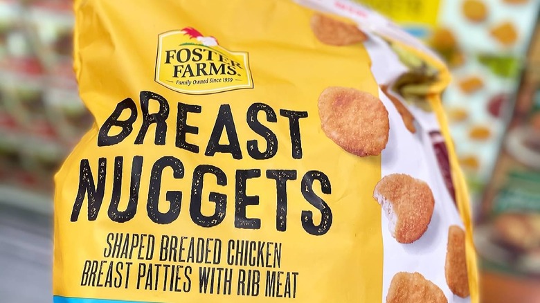 Foster Farms chicken bag photo grocery background