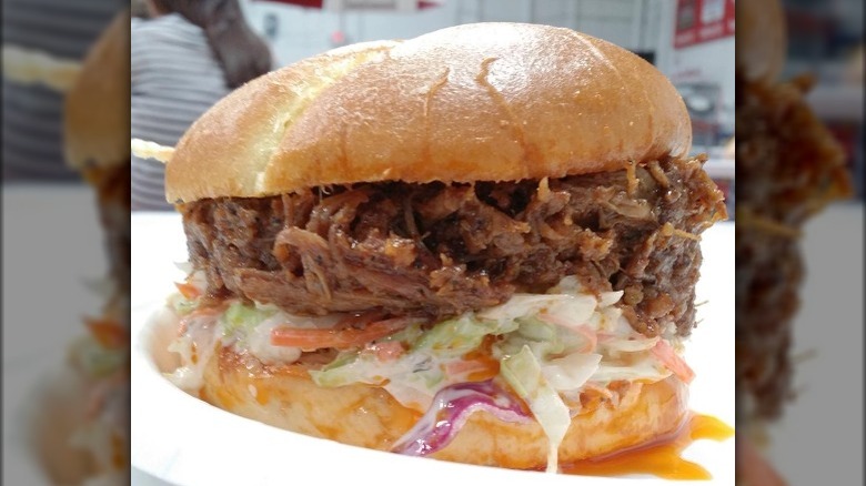 BBQ Beef Brisket Sandwich