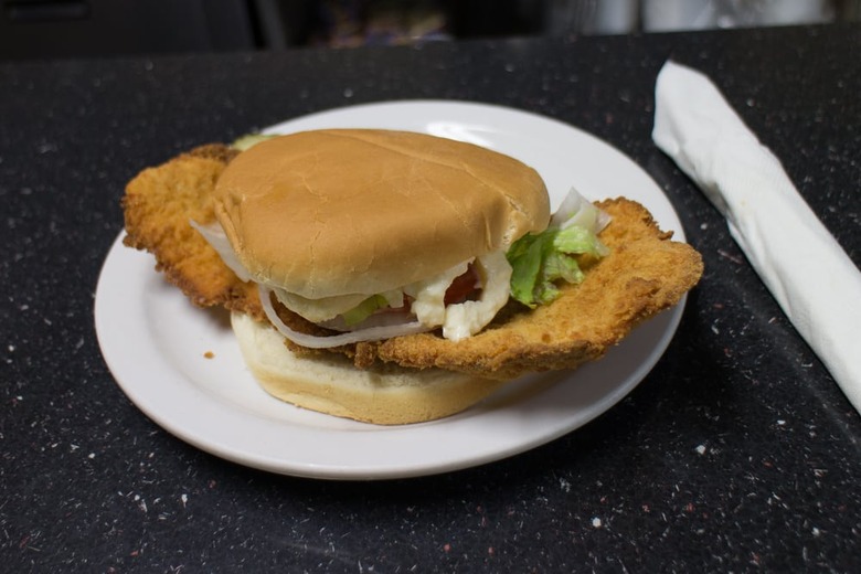 Nick's Kitchen, Huntington, Indiana: Breaded Pork Tenderloin