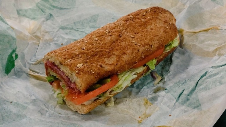 Spicy Italian sub from Subway