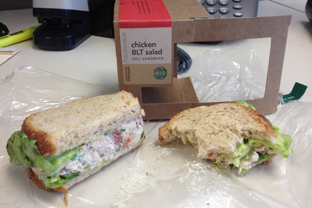 12) Chicken BLT Salad Sandwich