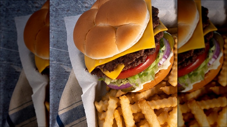 Culver's cheeseburger