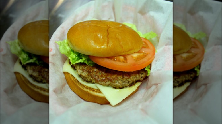 Jack's Old Fashion Hamburger House cheeseburger