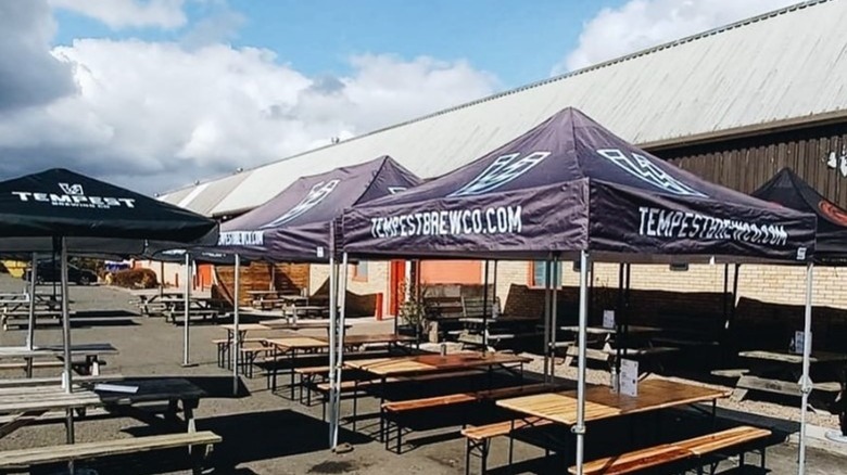 Tempest Brewing Co. beer garden