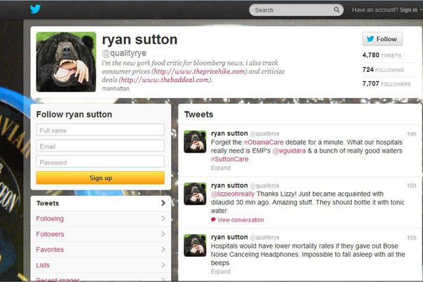 #14 Ryan Sutton: 7,710 Followers