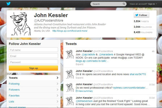 #13 John Kessler: 8,420 Followers