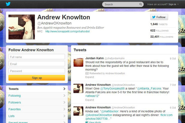 #5 Andrew Knowlton: 22,401 Followers