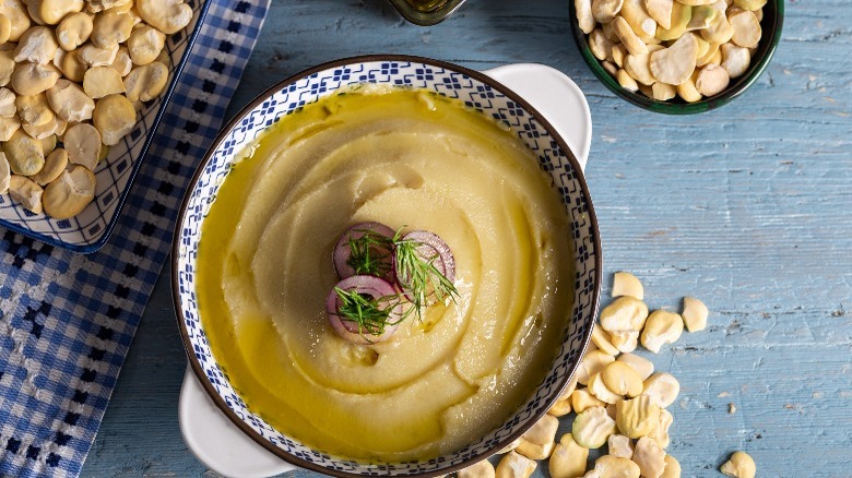 fava dip in a bowl