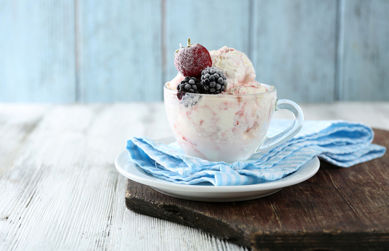 Cherrios Berry Swirl Ice Cream