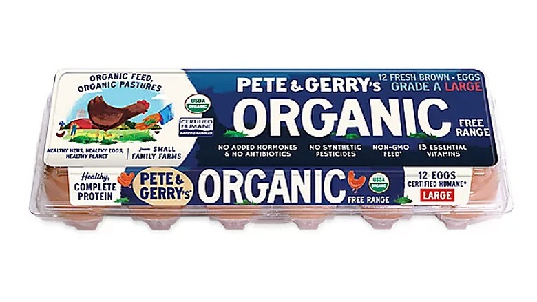 Pete and Gerry's organic eggs