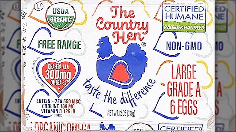 The Country Hen organic eggs