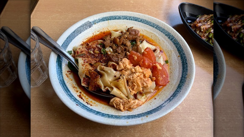 Biang Biang noodles in bowl