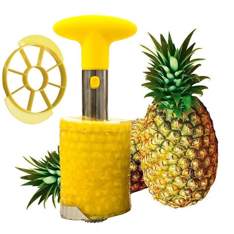  SameTech Easy Kitchen Tool Stainless Steel Fruit Pineapple Peeler Corer Slicer Cutter