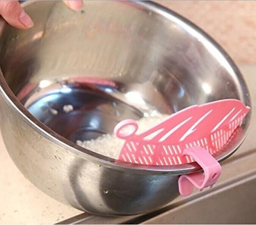 Durable Clean Leaf Shape Rice Wash Sieve 