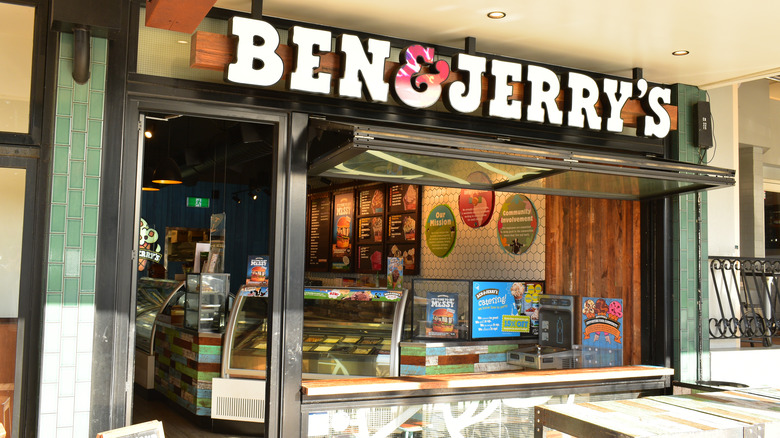 Ben & Jerry's ice cream shop