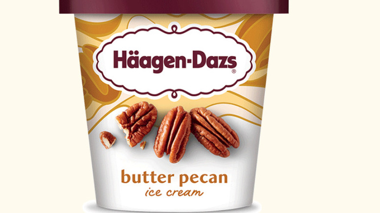 Häagen-Dazs butter pecan ice cream