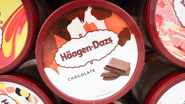 Häagen-Dazs chocolate ice cream