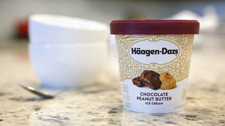 Häagen-Dazs chocolate peanut butter ice cream