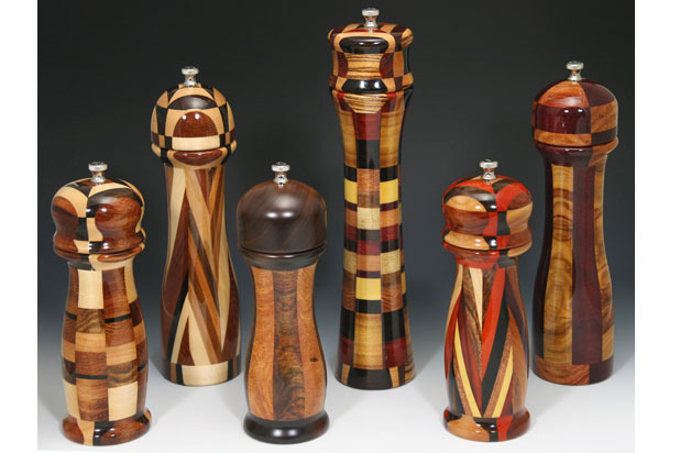 G3 Studios Wood Pepper Mills and Salt Grinders