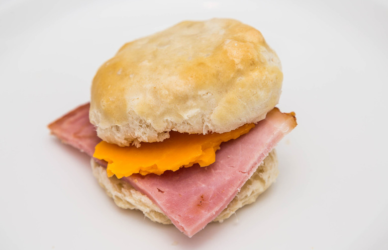 Pimento Cheese Biscuits with Country Ham