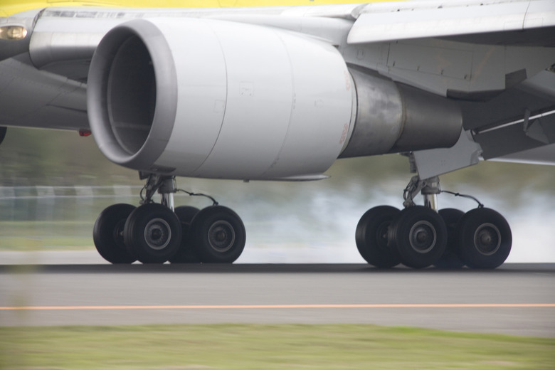 Plane Tires Blow Out Upon Landing