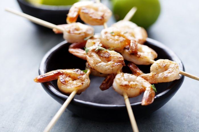 Grilled Shrimp With Miso Butter