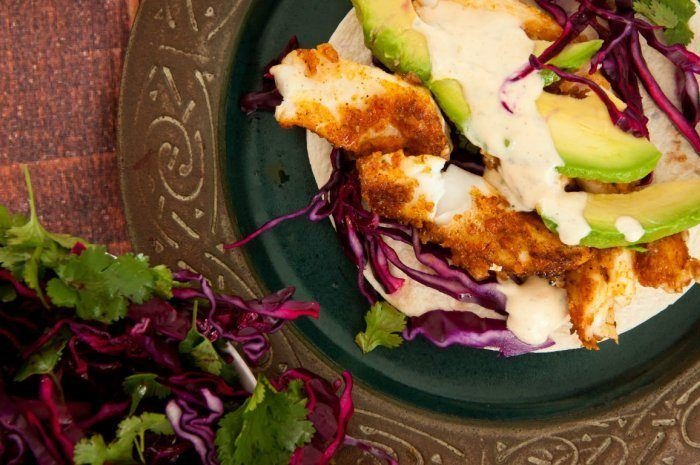 Grilled Fish Tacos With Lime Cabbage Slaw