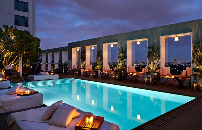 Rooftop Pool at Mondrian Los Angeles (West Hollywood, Calif.)