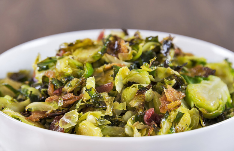 Roasted Brussels Sprouts With Bacon