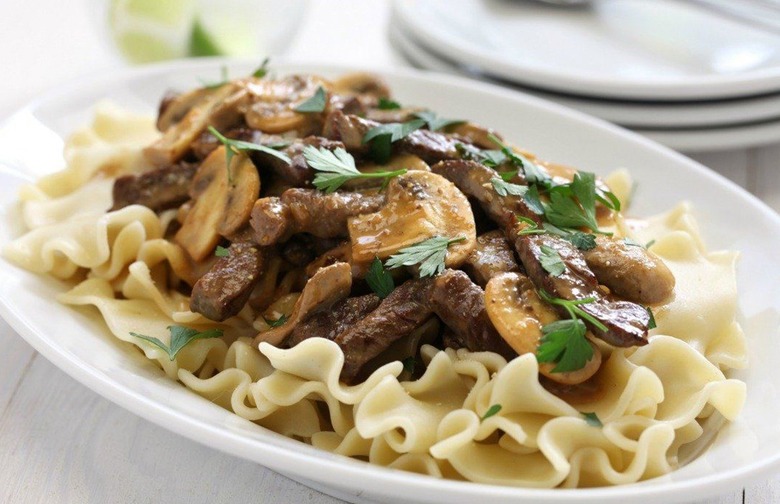 #12 Slow Cooker Beef Stroganoff