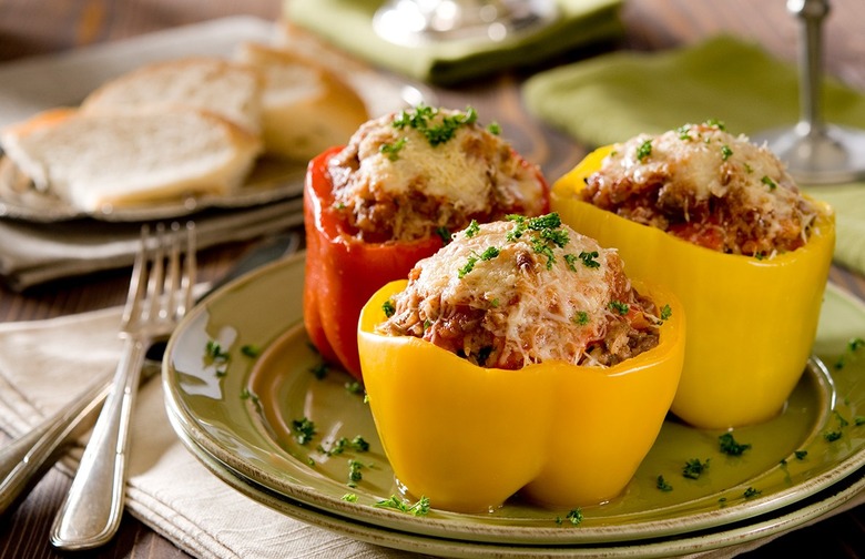 #15 Ground Turkey Stuffed Peppers 