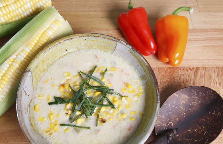 New Mexico: Hatch Chile Corn Chowder 