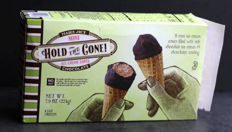 Hold the Cone! Mini Vanilla Ice Cream Cones