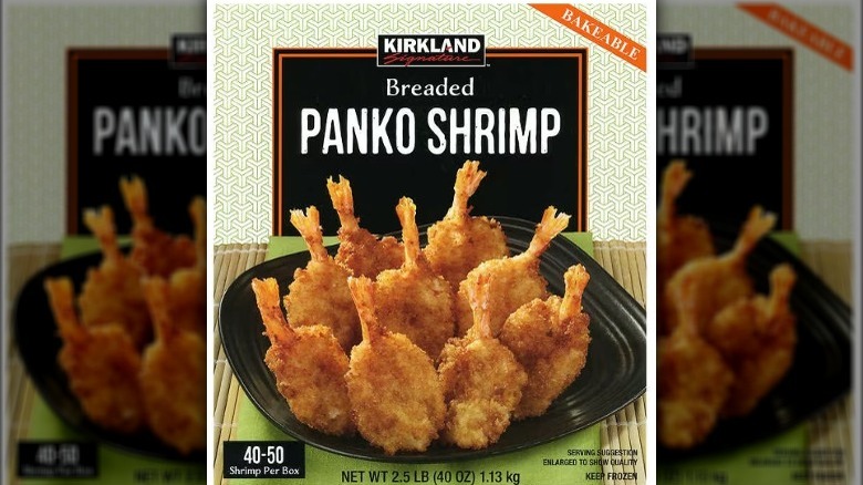 Box of Kirkland Signature Panko Shrimp