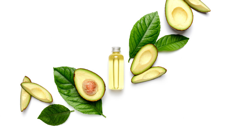 avocado fruit and oil