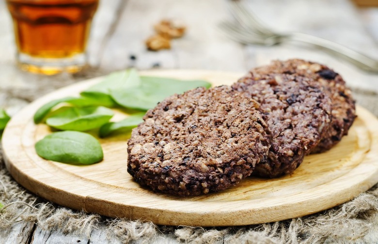 Wild Rice, Mushroom, and Navy Bean Burgers