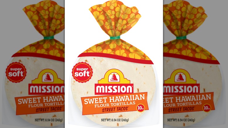 mission sweet hawaiian tortilla package