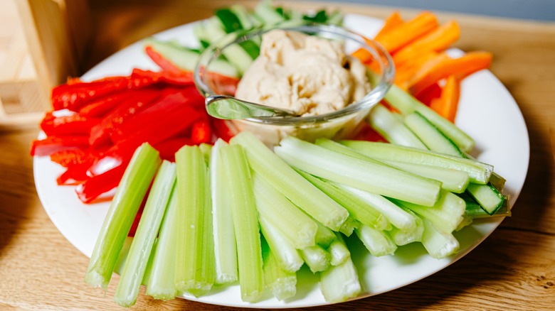 Vegetables and dip