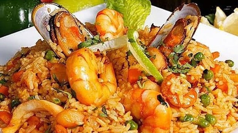 Seafood fried rice