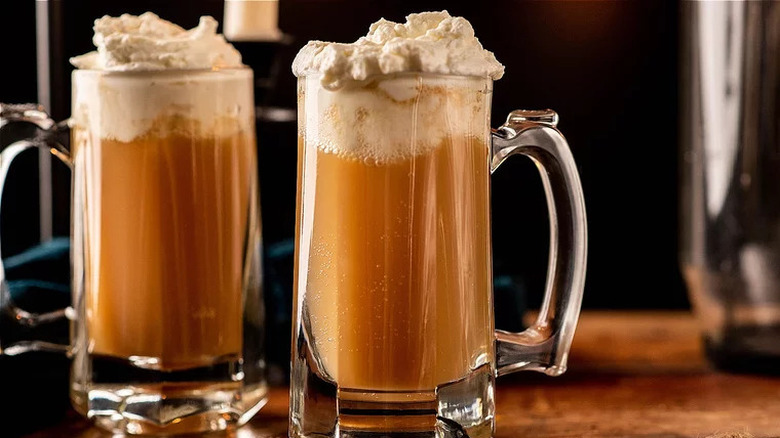 butterbeer with whipped cream