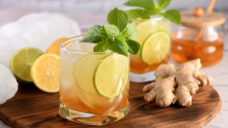 ginger and citrus beverage