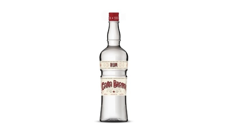 A bottle of Caña Brava rum