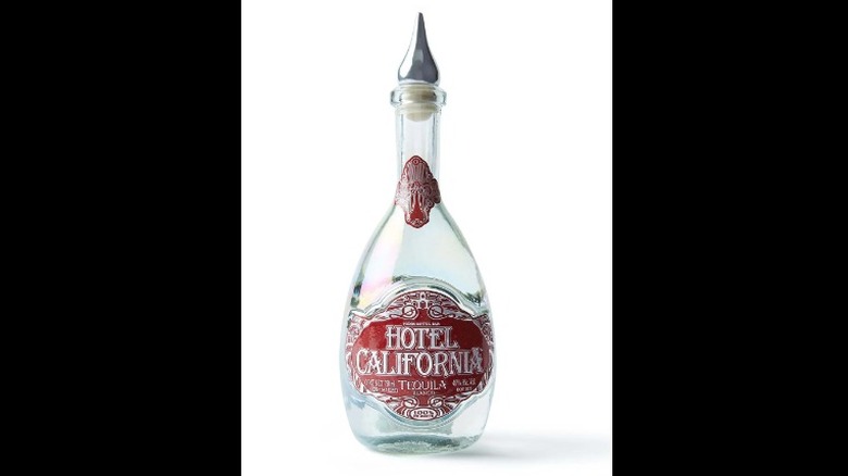 Bottle of Blanco Hotel California Tequila