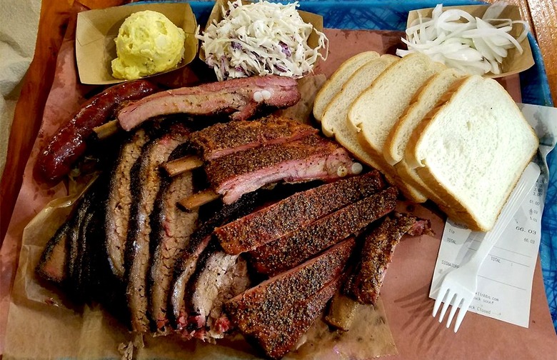 Texas: Barbecue Plate, Franklin Barbecue (Austin)