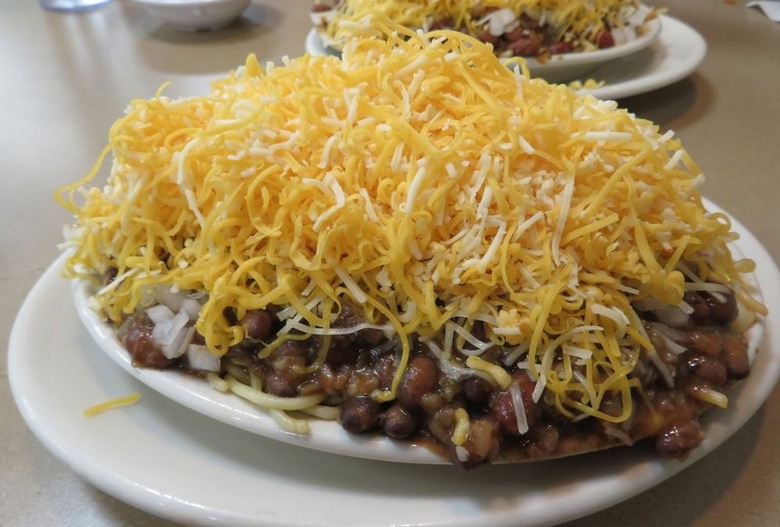 Ohio: Spaghetti Five Ways, Skyline Chili (Various Locations)