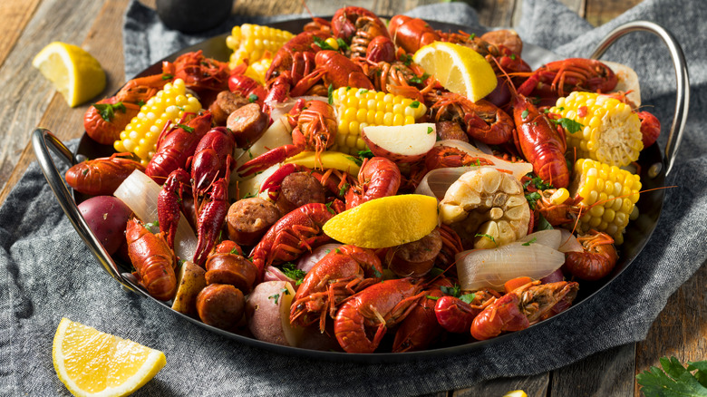 a modest crawfish boil