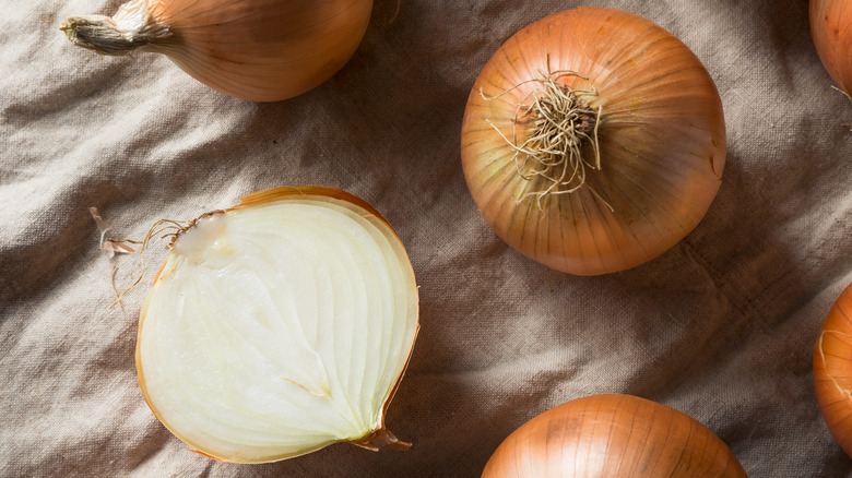 sweet yellow onions