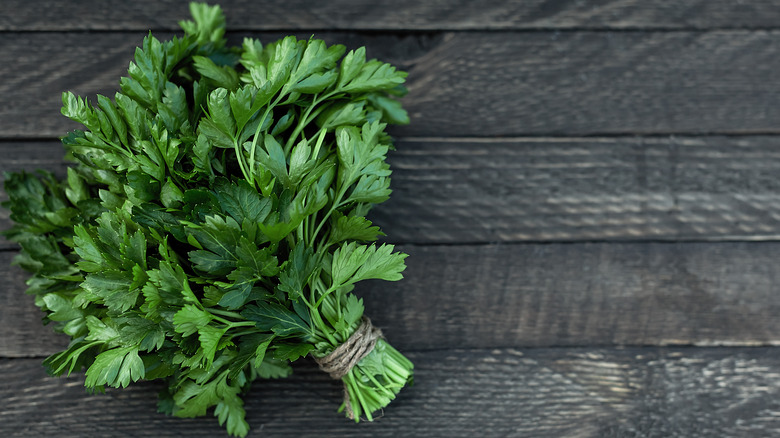 Bundle of parsley